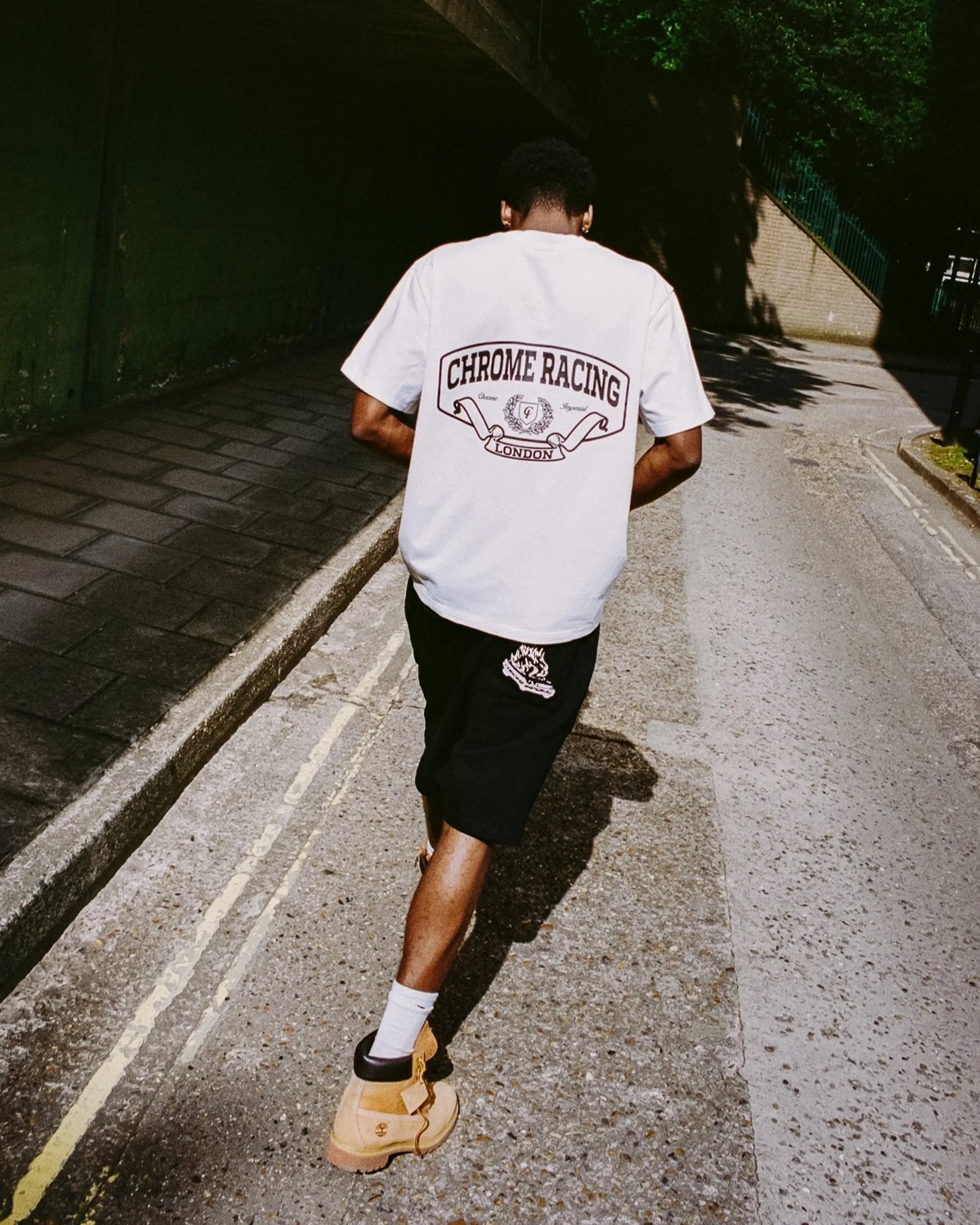Chrome Racing Ivory Tee