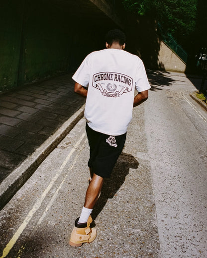 Chrome Racing Ivory Tee