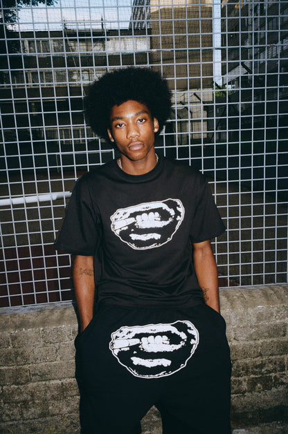 Onyx Signature Tee — black 300GSM premium cotton t-shirt, Chrome Imperial