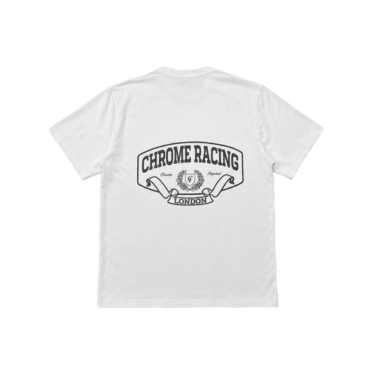 Chrome Racing Ivory Tee