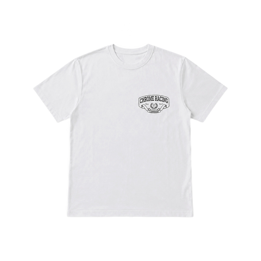 Chrome Racing Ivory Tee